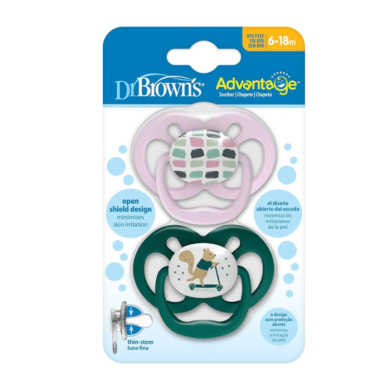 DR BROWNS SUCETTE ADVANTAGE 6-18 MOIS PACK DE 2