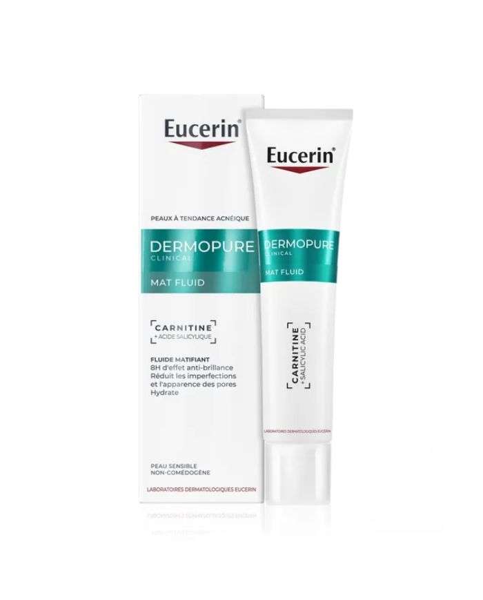 EUCERIN DERMOPURE CLINIAL MAT FLUID CARNITINE 40 ML