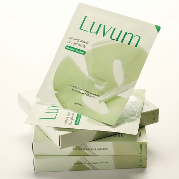 LUVUM CALMING REPAIR CICA GEL MASK PACK DE 5