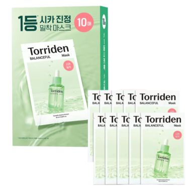 TORRIDEN BALANCEFUL CENTELLA ASIATICA EXTRACT MASK PACK DE 10