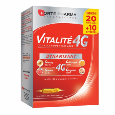 FORTE PHARMA VITALITE 4G Défenses. Boîte 20 ampoules