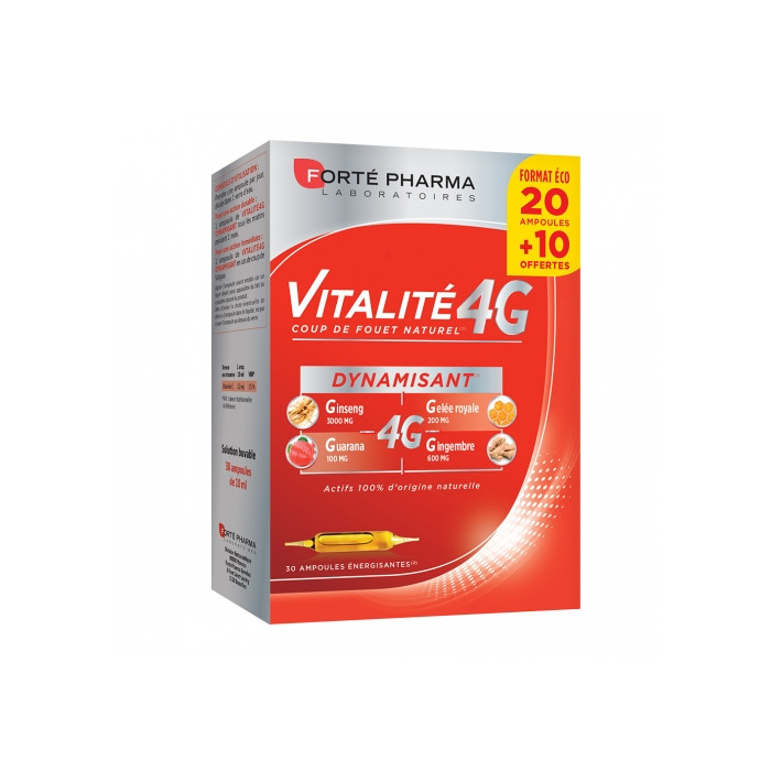 FORTE PHARMA VITALITE 4G Défenses. Boîte 20 ampoules
