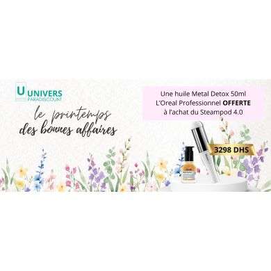 L'OREAL PROFESSIONNEL OFFRESTEAMPOD 4.0 + Huile Metal Detox 50ml OFFERT