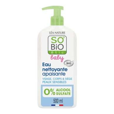 SO BIO BABY EAU MICELLAIRE NETTOYANTE 500 ML