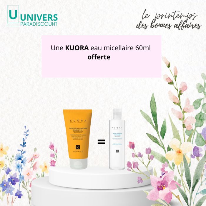 KUORA ECRAN SOLAIRE TEINTEE SPF 50+ 50ML