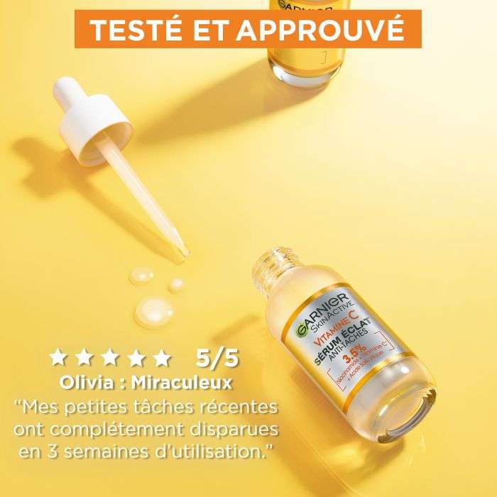 GARNIER FAST BRIGHT BOOSTER 30x VITAMINE C + SERUM