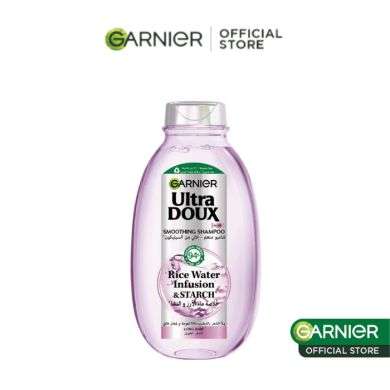 GARNIER ULTRA DOUX SHAMPOOING LISSANT A L'EAU DE RIZ ET A L'AMIDON 400ML