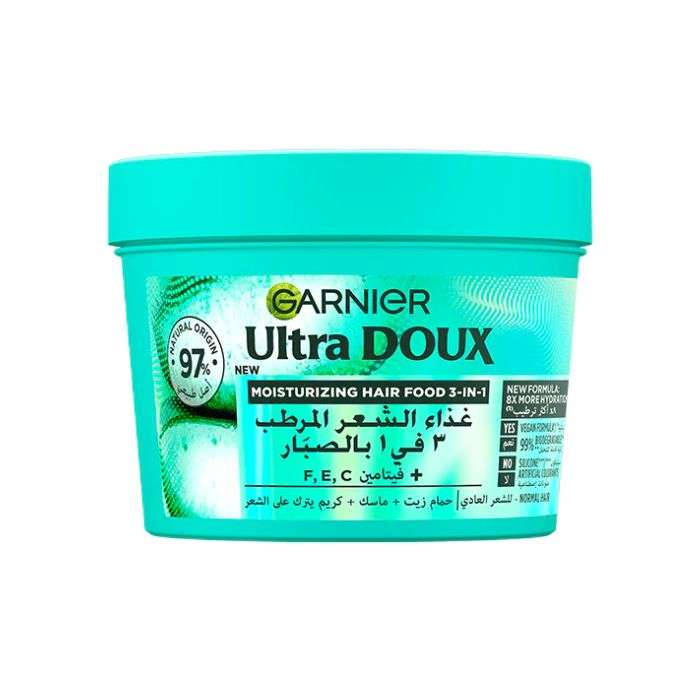 GARNIER ULTRA DOUX HAIR FOOD 3 EN 1 ALOE VERA 390 ML