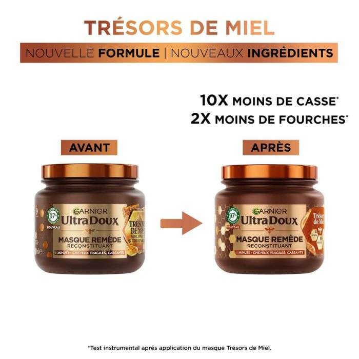 GARNIER ULTRA DOUX MASQUE REMEDE TRESORS DE MIEL 340ML