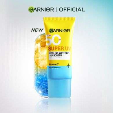 GARNIER SUPER UV COOLING WATER GEL ECRAN SOLAIRE SPF50+ VITAMIN C 30ML