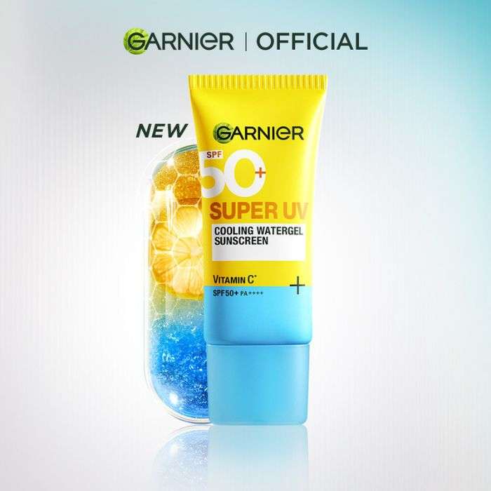 GARNIER SUPER UV COOLING WATER GEL ECRAN SOLAIRE SPF50+ VITAMIN C 30ML
