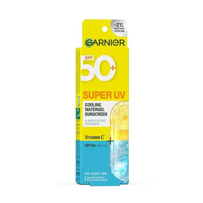GARNIER SUPER UV COOLING WATER GEL ECRAN SOLAIRE SPF50+ VITAMIN C 30ML