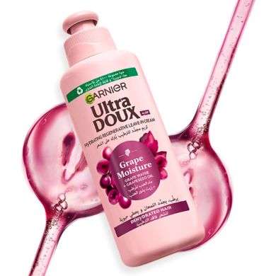 GARNIER ULTRA DOUX GRAPE MOISTURE CREME HYDRATANT LEAVE IN 200 ML