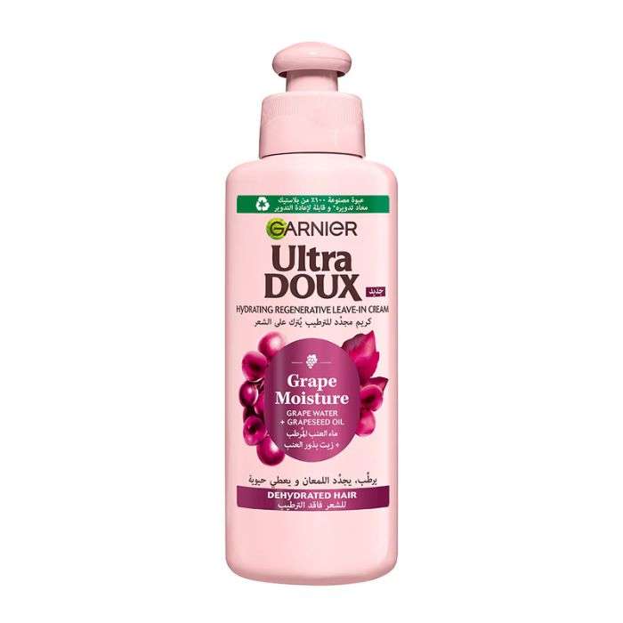 GARNIER ULTRA DOUX GRAPE MOISTURE CREME HYDRATANT LEAVE IN 200 ML