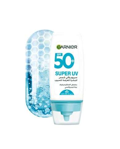 GARNIER SUPER UV SERUM ECRAN SOLAIRE SPF50+ SALICYLIC BHA 30ML PEAUX A IMPERFECTIONS