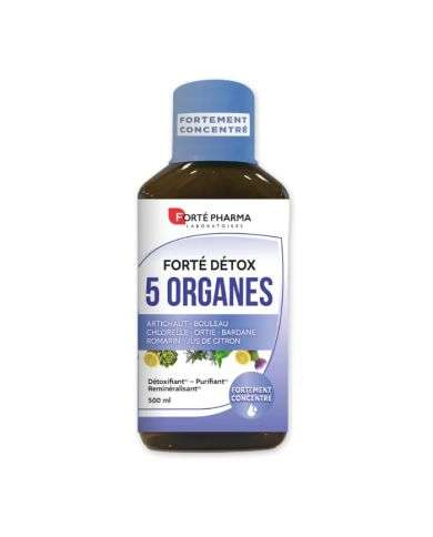 FORTE PHARMA FORTE DETOX 5 ORGANES COMPLEMENT ALIMENTAIRE 500 ML