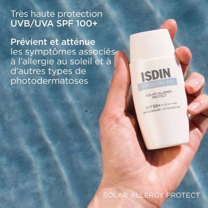 ISDIN ECRAN SOLAIRE FOTOULTRA 100 SOLAR ALLERGY PROTECT SPF 50+ 50 ML