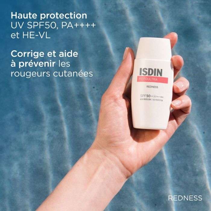 ISDIN ECRAN SOLAIRE FOTOULTRA REDNESS SPF 50+ 50 ML