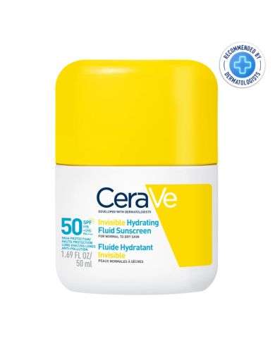 CERAVE ECRAN SOLAIRE SPF 50 FLUIDE INVISIBLE HYDRANTANT 50 ML