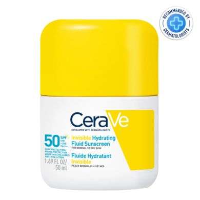 CERAVE ECRAN SOLAIRE SPF 50 FLUIDE INVISIBLE HYDRANTANT 50 ML