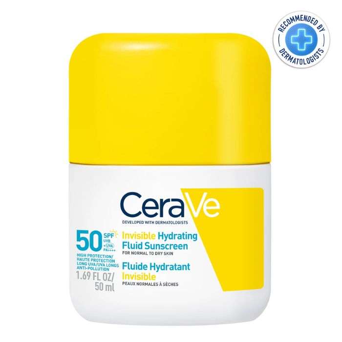 CERAVE ECRAN SOLAIRE SPF 50 FLUIDE INVISIBLE HYDRANTANT 50 ML