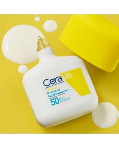 CERAVE ECRAN SOLAIRE SPF 50 FLUIDE INVISIBLE HYDRANTANT 50 ML