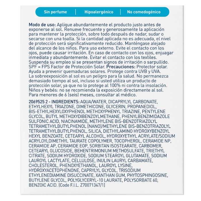 CERAVE ECRAN SOLAIRE SPF 50 FLUIDE INVISIBLE HYDRANTANT 50 ML