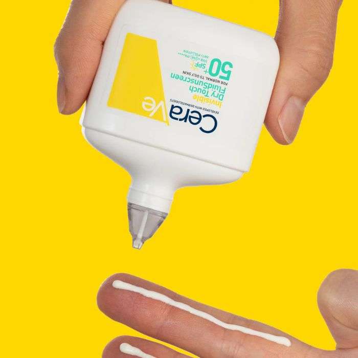 CERAVE ECRAN SOLAIRE SPF 50 FLUIDE INVISIBLE TOUCHER SEC 50 ML