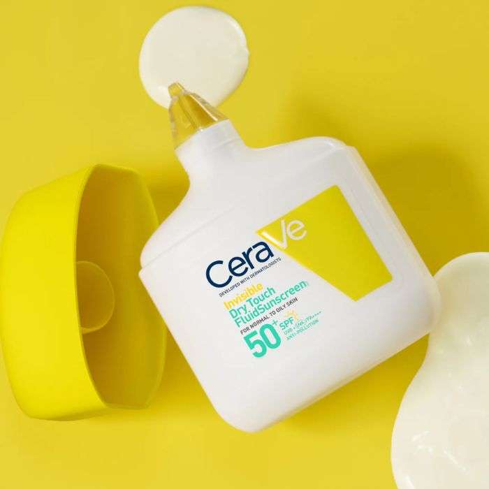 CERAVE ECRAN SOLAIRE SPF 50 FLUIDE INVISIBLE TOUCHER SEC 50 ML
