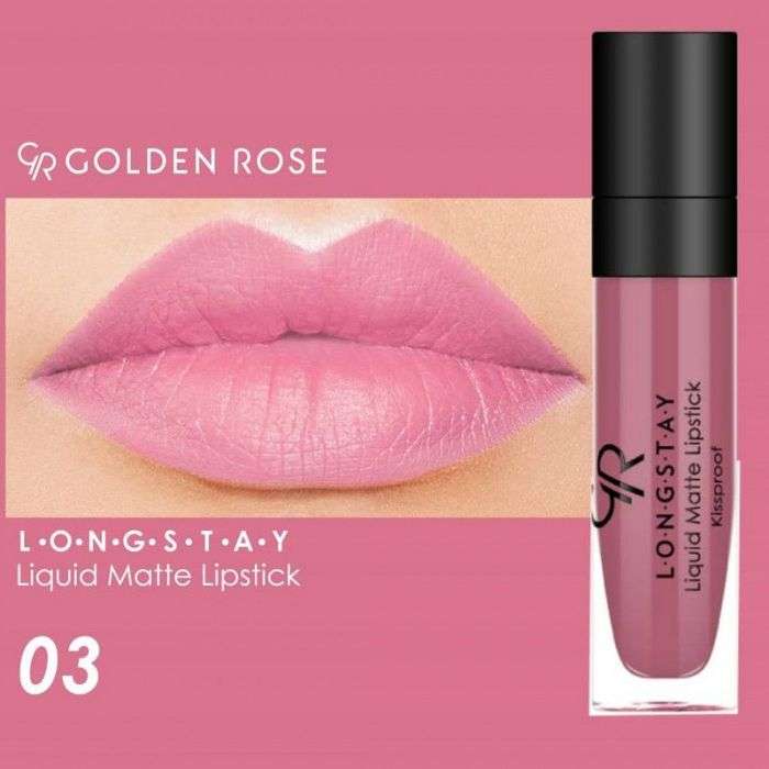 GOLDEN ROSE LONGSTAY LIQUID MATTE ROUGE A LEVRES