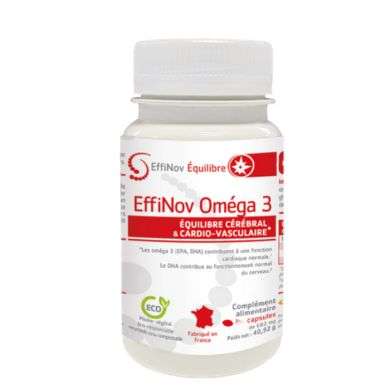 EFFINOV OMEGA 3 EQUILIBRE CEREBRAL ET CARDIO VASCULAIRE 100 CAPSULES