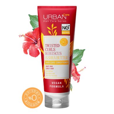 URBAN CARE TWISTED CURLS HIBISCUS AND SHEA BUTTER APRES SHAMPOOING