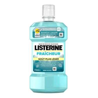 LISTERINE BAIN DE BOUCHE FRAICHEUR GOUT PLUS LEGER 250 ML