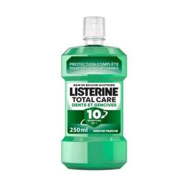 LISTERINE BAIN DE BOUCHE TOTAL CARE DENTS ET GENCIVES 250ML