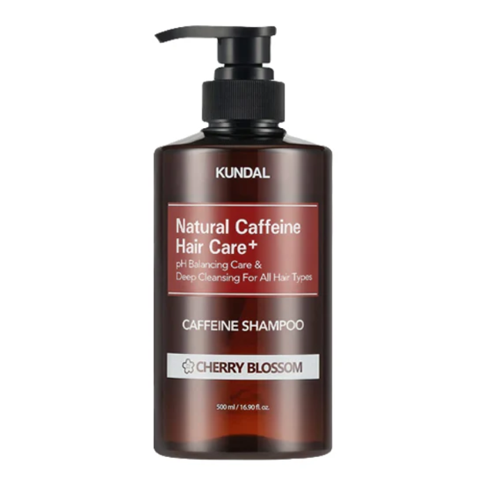 KUNDAL NATURAL CAFFEINE HAIR CARE SHAMPOO CHERRY BLOSSOM 500 ML