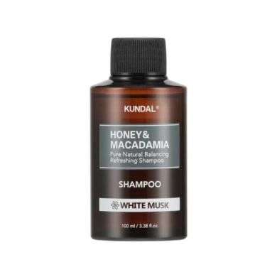 KUNDAL HONEY AND MACADAMIA WHITE MUSK SHAMPOO 100ML