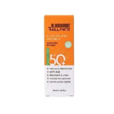 RAILLANCE FLUIDE SOLAIRE INVISIBLE SPF50+ PEAU MIXTE A GRASSE 50 ML