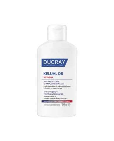 DUCRAY KELUAL DS INTENSIVE SHAMPOING TRAITANT ANTI PELLICULAIRE 100 ML