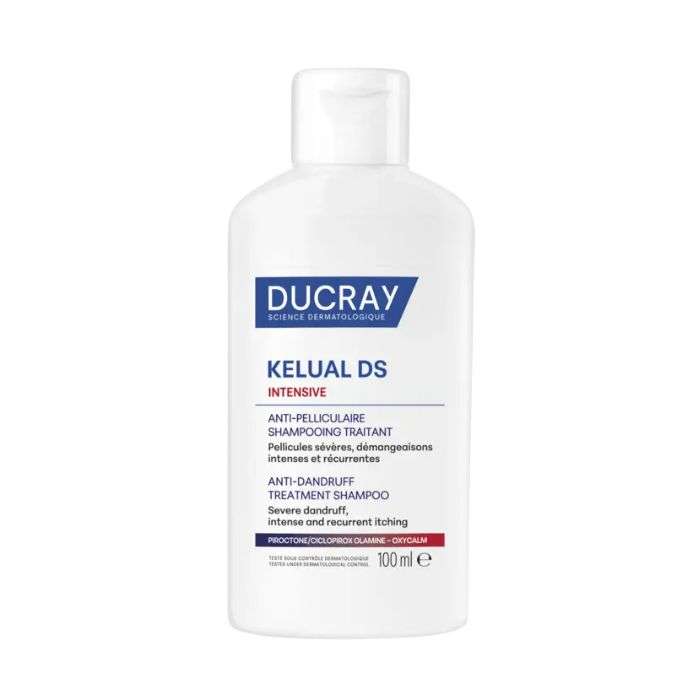 DUCRAY KELUAL DS INTENSIVE SHAMPOING TRAITANT ANTI PELLICULAIRE 100 ML