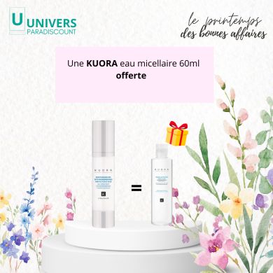 KUORA GEL HYDRATANT AUX BIOMEMBRANES ET A L'ACIDE GLYCOLIQUE SPF10 50ML