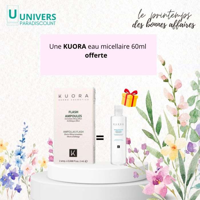 KUORA AMPOULE FLASH EFFET LIFTING IMMEDIAT 2 AMPOULES