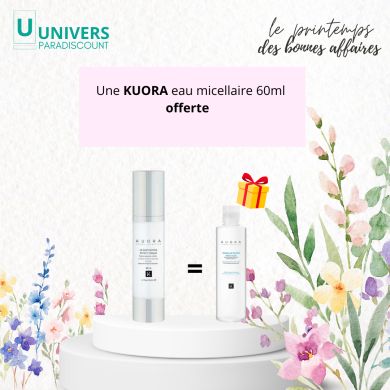 KUORAOFFRE WEB CREME EFFET BOTOX 28 JOURS 50 ML + EAU MICEALLAIRE 60 ML OFFERT