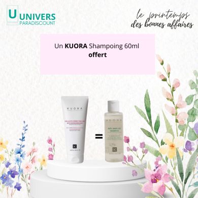 KUORA OFFRE GEL ANTI CELLULITE BIOMEMBRANES 200 ML + SHAMPOOING 60 ML OFFERT
