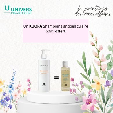 KUORA OFFRE LOTION POUR CORPS VITAMINE C 400 ML + SHAMPOOING 60 ML OFFERT