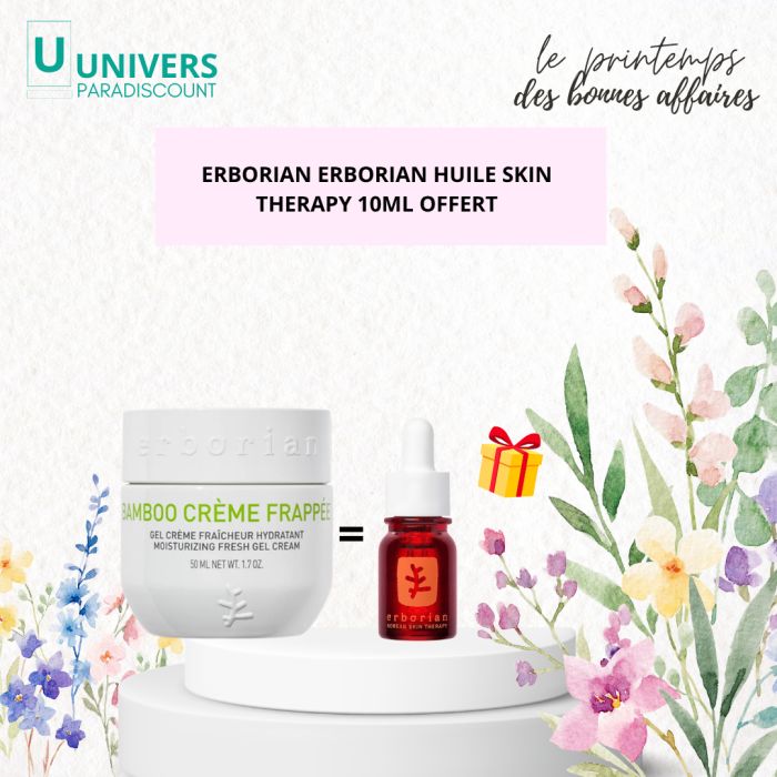 ERBORIAN BAMBOO CREME FRAPPEE GEL CREME FRAICHEUR HYDRATANT 50 ML