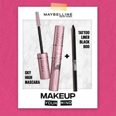 MAYBELLINE PACK SKY HIGH MASCARA + TATTOO LINER