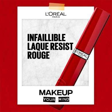 L'OREAL PARIS INFAILLIBLE ROUGE A LEVRES MATTE RESISTANCE 