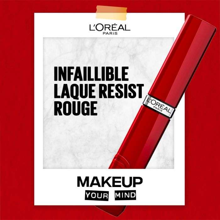 L'OREAL PARIS INFAILLIBLE ROUGE A LEVRES MATTE RESISTANCE 