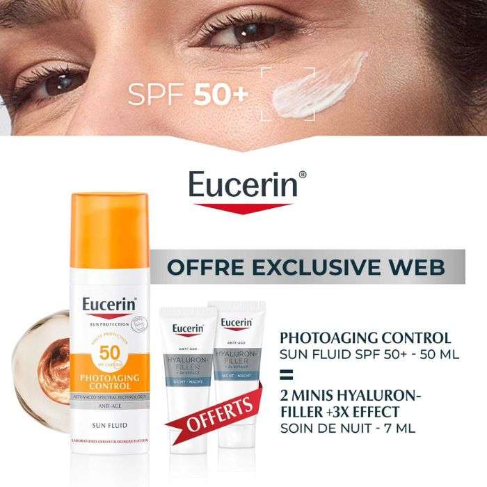 EUCERIN SUN FLUIDE ANTI AGE 50 ML +
