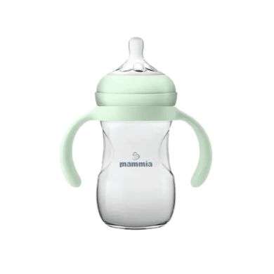 MAMMIA BIBERON NATURAL FEELING 240 ML 6 MOIS+ AVEC POIGNEES